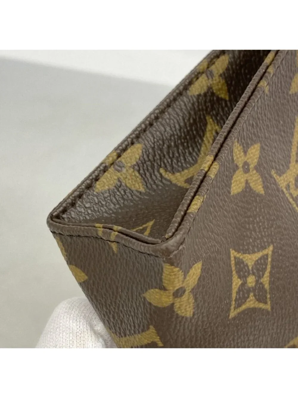 Louis Vuitton Pouch Monogram Pochette Toilette 15 Brown